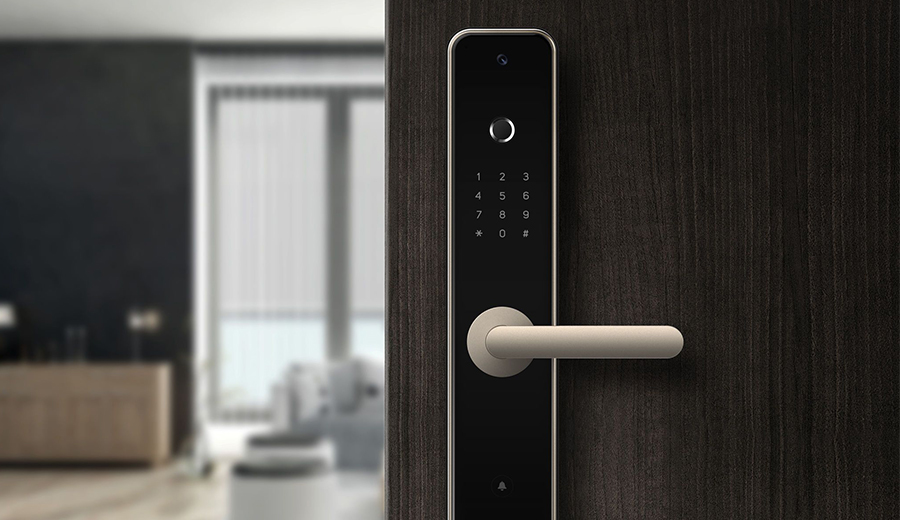 امنیت خانه هوشمند دستگیره درب شرکت مهندسی المان الکترونیک eleman smarthome smart home door knob security